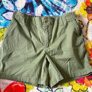 Old Navy Women’s Olive Green High Waist Elasticized Chinos
